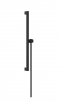 Hansgrohe Unica Drążek prysznicowy E Puro 65 cm z suwakiem EasySlide i wężem prysznicowym Isiflex 160cm czarny mat 24404670